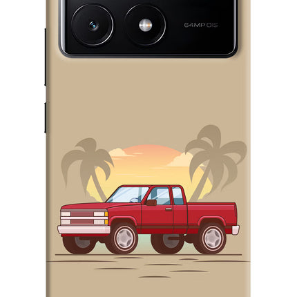Desert Classic Drive Poco X6 Pro Hard Case Back Cover by Casekaro
