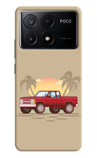 Desert Classic Drive Poco X6 Pro Hard Case Back Cover by Casekaro