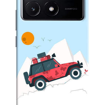 Mountain Trail Beast Poco X6 Pro Hard Case Back Cover by Casekaro