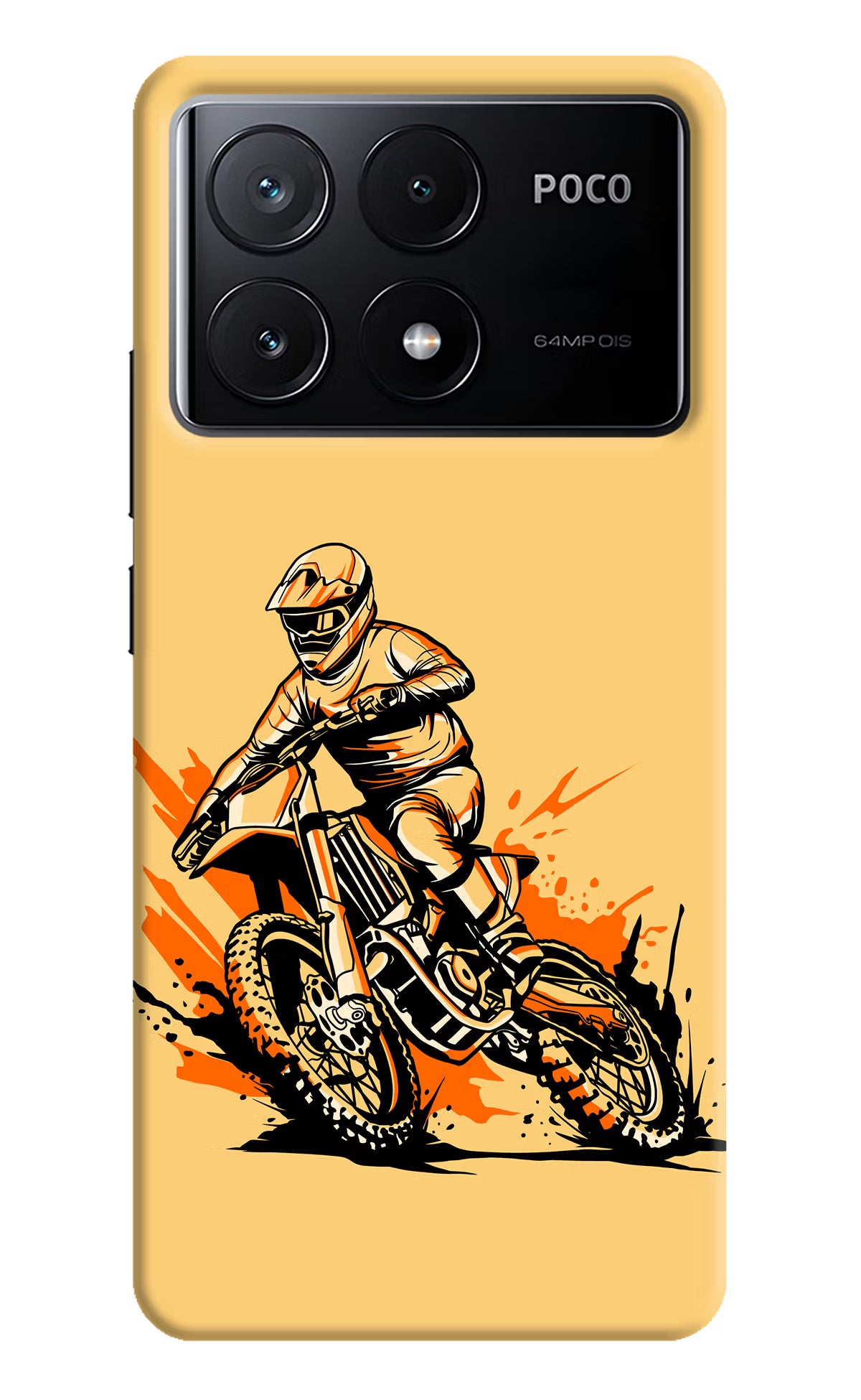 Off-Road Fury Poco X6 Pro Hard Case Back Cover by Casekaro