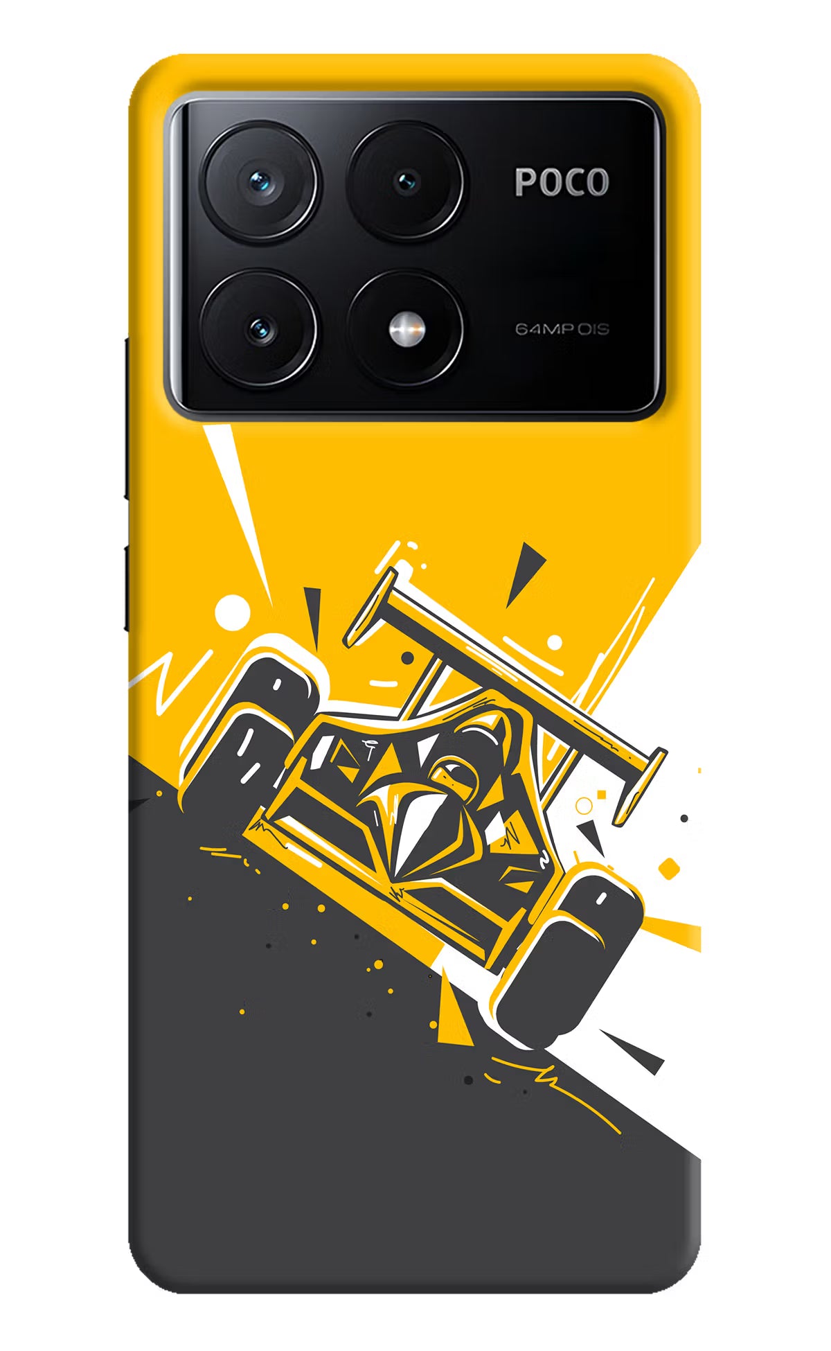 Track King Poco X6 Pro Hard Case Back Cover by Casekaro