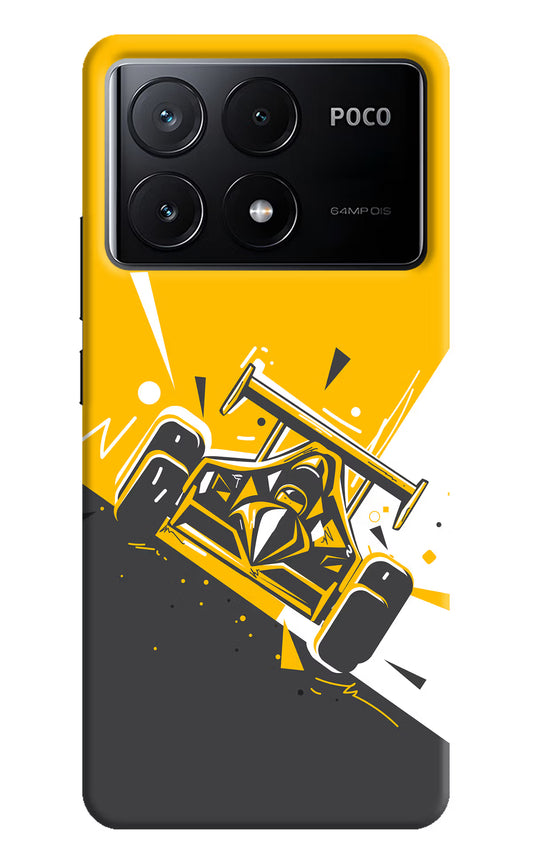 Track King Poco X6 Pro Hard Case Back Cover by Casekaro