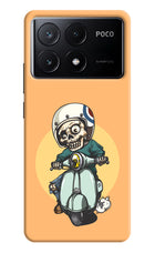 Undead Biker Poco X6 Pro Hard Case Back Cover by Casekaro