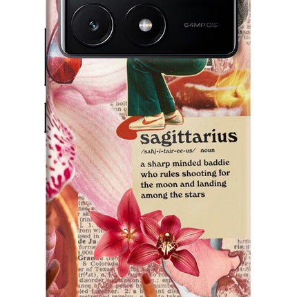 Sagittarius Zodiac Poco X6 Pro Hard Case Back Cover by Casekaro
