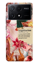 Sagittarius Zodiac Poco X6 Pro Hard Case Back Cover by Casekaro