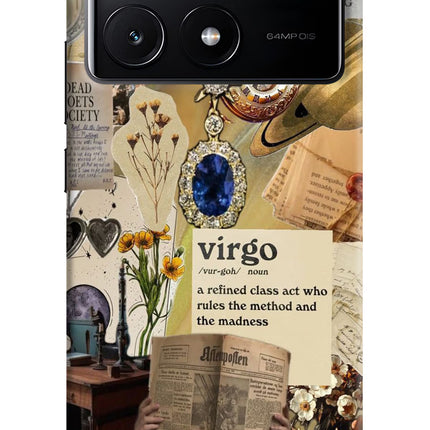Virgo Zodiac Poco X6 Pro Hard Case Back Cover by Casekaro