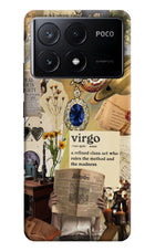 Virgo Zodiac Poco X6 Pro Hard Case Back Cover by Casekaro