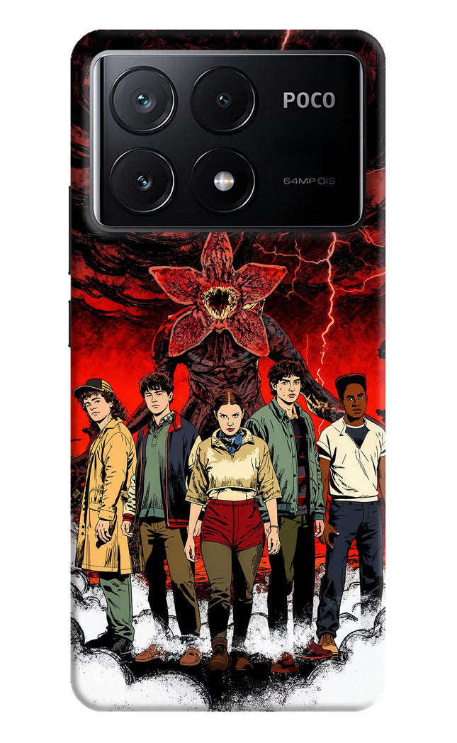 Ordinary Things Characters Poco X6 Pro Hard Case Back Cover by Casekaro