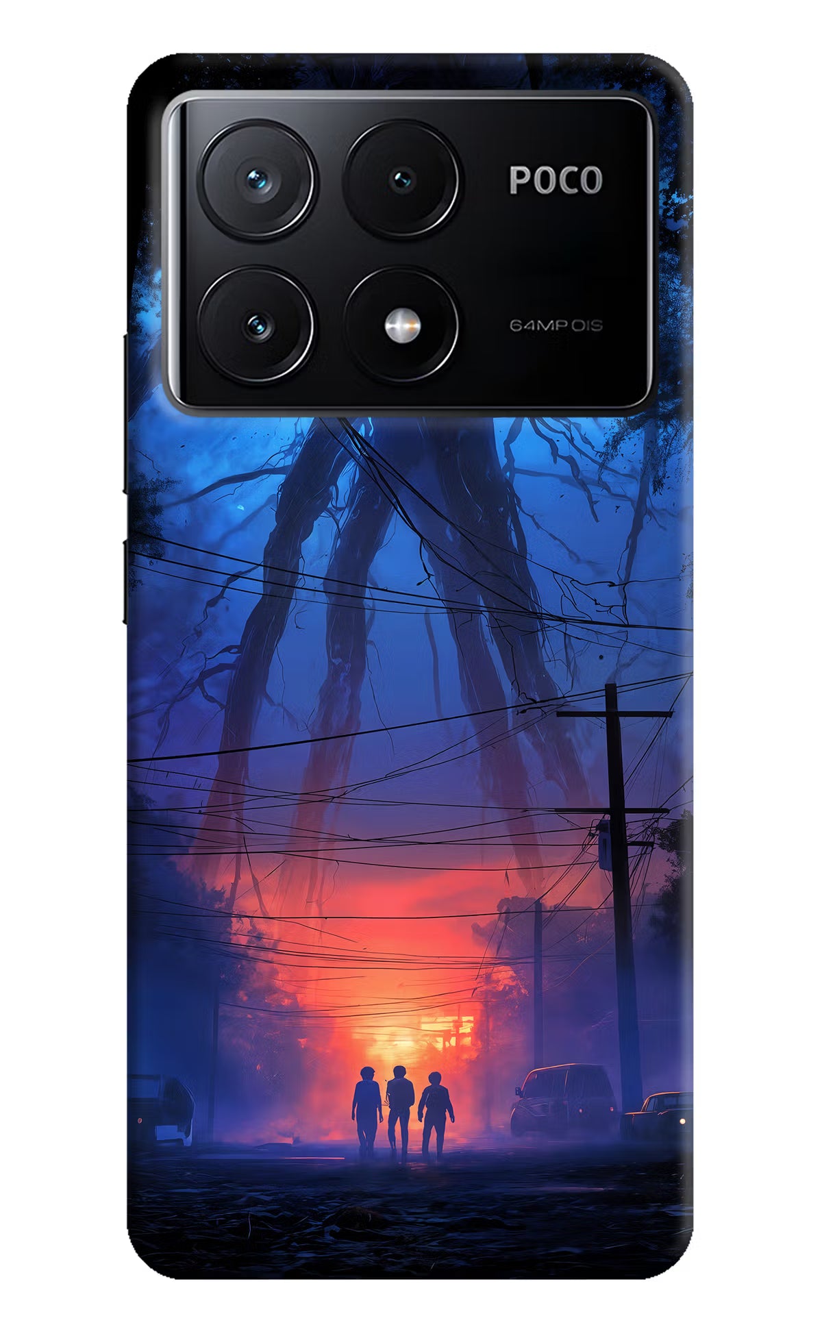Ordinary Things Shadow Poco X6 Pro Hard Case Back Cover by Casekaro