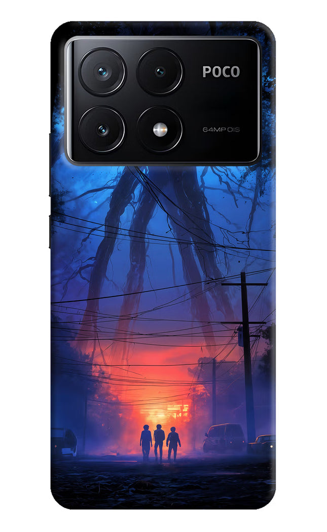 Ordinary Things Shadow Poco X6 Pro Hard Case Back Cover by Casekaro