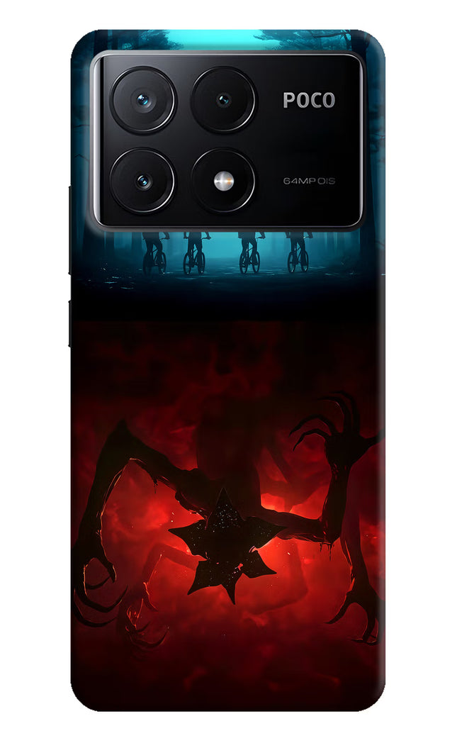 Ordinary Things Downside Up Poco X6 Pro Hard Case Back Cover by Casekaro