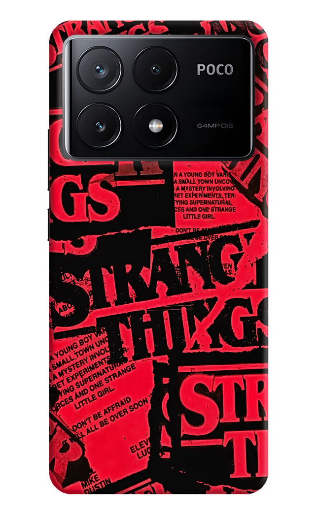 Ordinary Things Poco X6 Pro Hard Case Back Cover by Casekaro