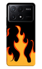 Fired Up – Black Poco X6 Pro Hard Case Back Cover by Casekaro