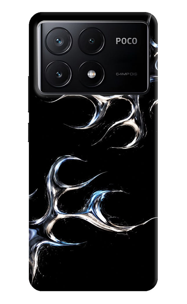 Chrome Tribal Poco X6 Pro Hard Case Back Cover by Casekaro