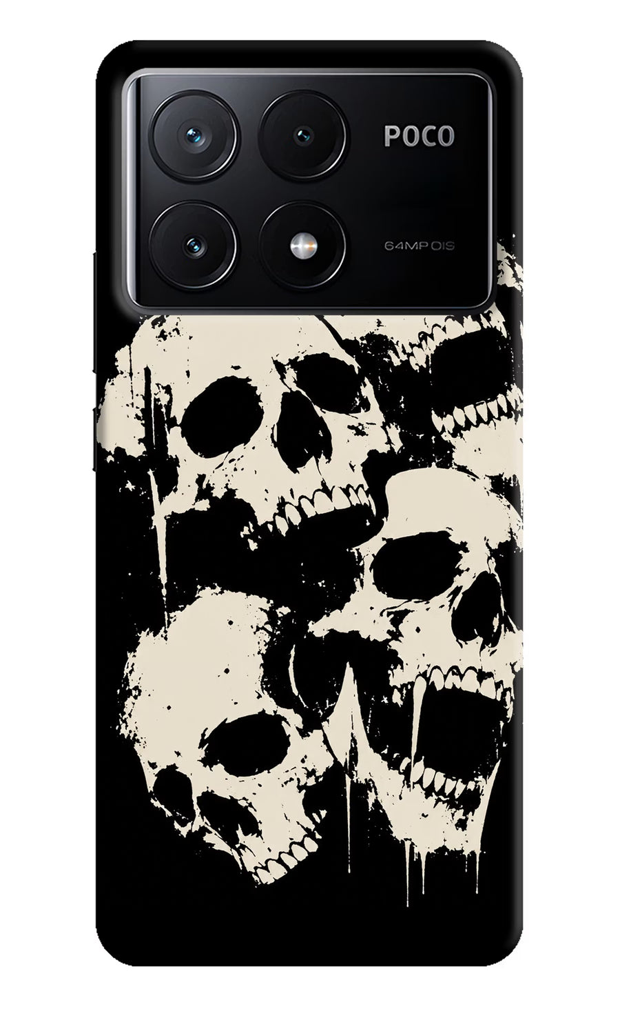 Dead Stack Poco X6 Pro Back Cover, Hard case