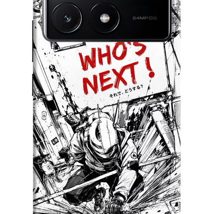 Who's Next Poco X6 Pro Hard Case Back Cover by Casekaro