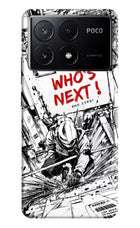 Who's Next Poco X6 Pro Hard Case Back Cover by Casekaro