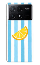 Summer Lemon Poco X6 Pro Hard Case Back Cover by Casekaro