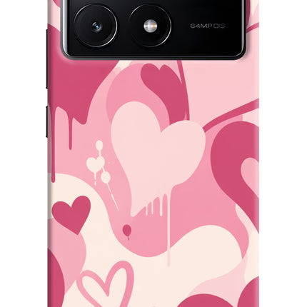 Hearty case Poco X6 Pro Hard Case Back Cover by Casekaro