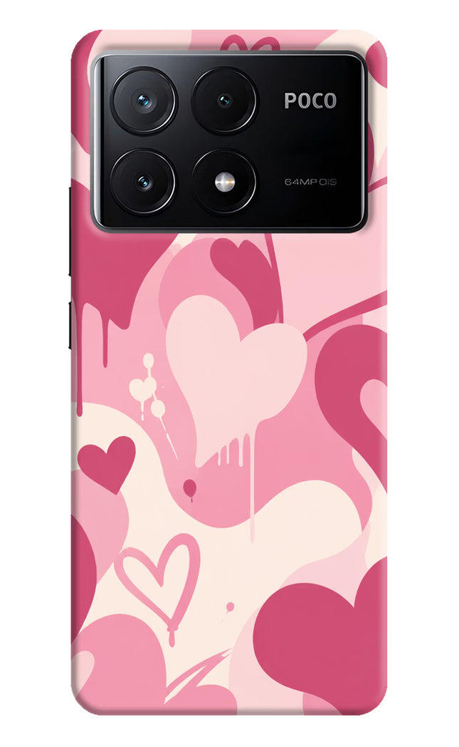Hearty case Poco X6 Pro Hard Case Back Cover by Casekaro