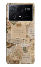 Vintage case Poco X6 Pro Hard Case Back Cover by Casekaro