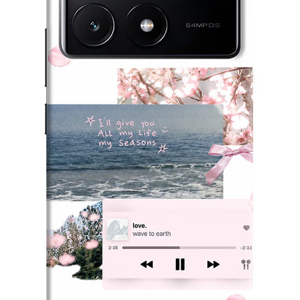 Wave to earth Poco X6 Pro Hard Case Back Cover by Casekaro