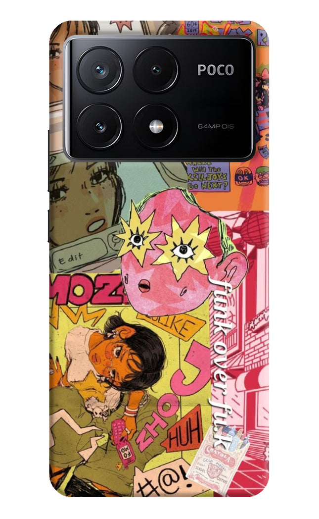Funkover Poco X6 Pro Hard Case Back Cover by Casekaro