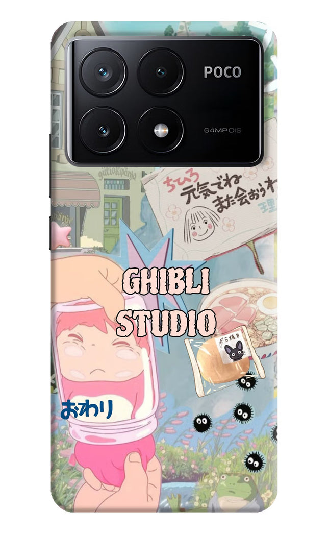 Studio Ghibli Poco X6 Pro Hard Case Back Cover by Casekaro
