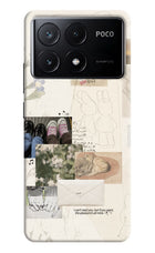 Soft Aesthetic Poco X6 Pro Hard Case Back Cover by Casekaro