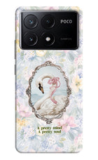 Pretty Mind Pretty Soul Poco X6 Pro Hard Case Back Cover by Casekaro