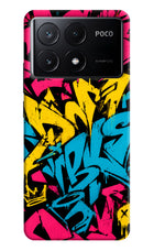 Graffiti Vibe Poco X6 Pro Hard Case Back Cover by Casekaro