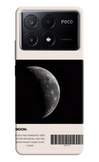Moon Phase Poco X6 Pro Hard Case Back Cover by Casekaro
