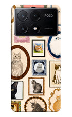 Mirror Cats Poco X6 Pro Hard Case Back Cover by Casekaro