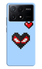 Peter Heart Poco X6 Pro Hard Case Back Cover by Casekaro