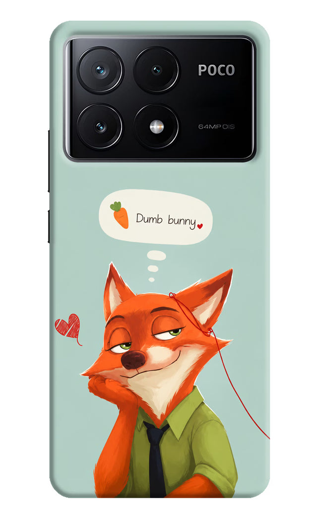 Nick Charm Poco X6 Pro Hard Case Back Cover by Casekaro
