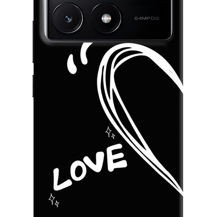 Love Line Poco X6 Pro Hard Case Back Cover by Casekaro