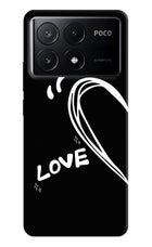 Love Line Poco X6 Pro Hard Case Back Cover by Casekaro