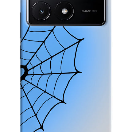 Blue Web Poco X6 Pro Hard Case Back Cover by Casekaro