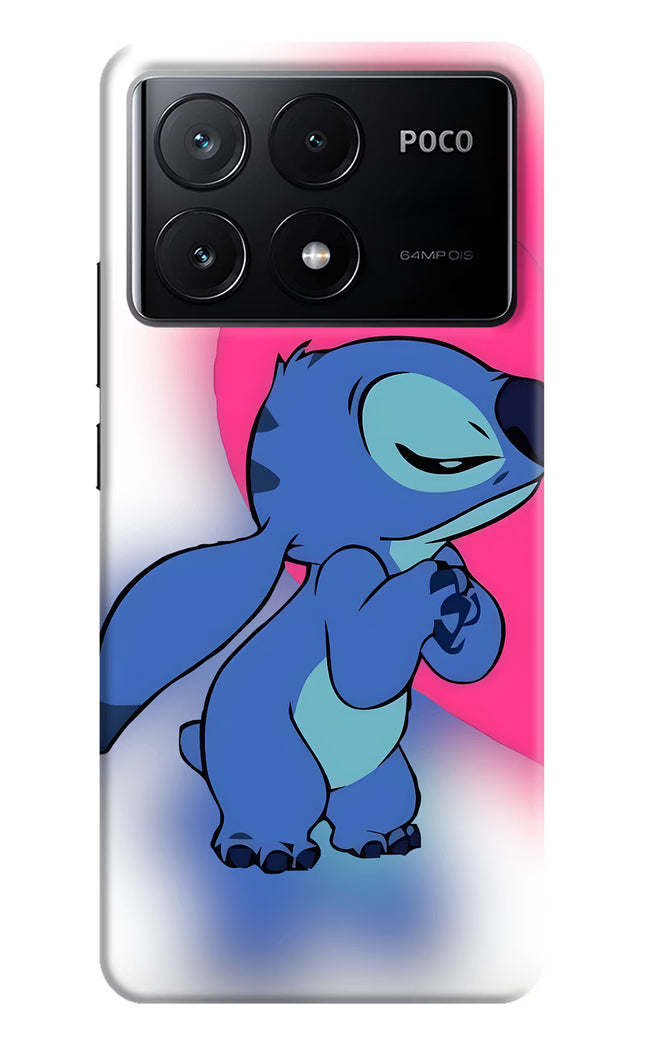 Stitch Hug Poco X6 Pro Hard Case Back Cover by Casekaro