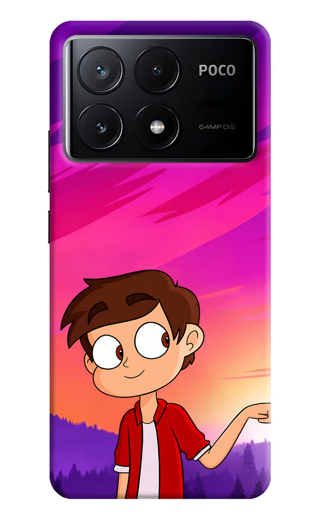 Marco Sunset Poco X6 Pro Hard Case Back Cover by Casekaro