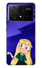 Star Glow Poco X6 Pro Hard Case Back Cover by Casekaro