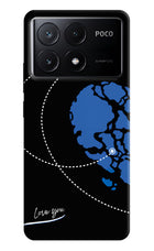 Love Orbit Poco X6 Pro Hard Case Back Cover by Casekaro