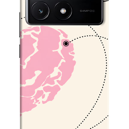 Miss Orbit Poco X6 Pro Hard Case Back Cover by Casekaro