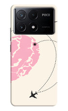 Miss Orbit Poco X6 Pro Hard Case Back Cover by Casekaro