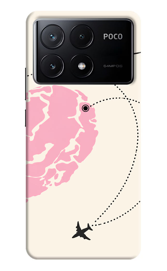 Miss Orbit Poco X6 Pro Hard Case Back Cover by Casekaro