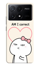 Always Right Poco X6 Pro Hard Case Back Cover by Casekaro