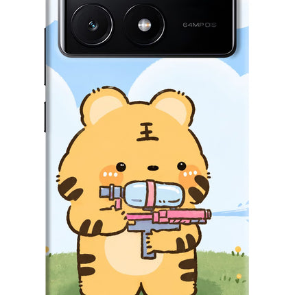 Tiger Treat Poco X6 Pro Hard Case Back Cover by Casekaro