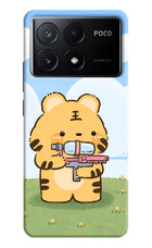 Tiger Treat Poco X6 Pro Hard Case Back Cover by Casekaro