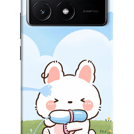Bunny Treat Poco X6 Pro Hard Case Back Cover by Casekaro