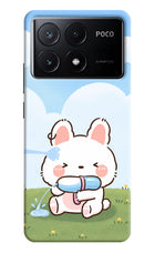 Bunny Treat Poco X6 Pro Hard Case Back Cover by Casekaro